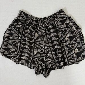Mossimo Supply Co. Black and Gray High Waist Shorts